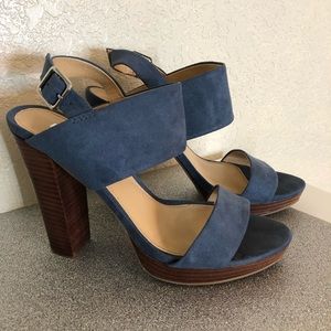 Cute blue heels